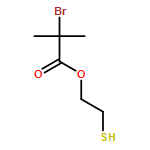 Propanoic acid, 2-bromo-2-methyl-, 2-mercaptoethyl ester