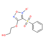 Ethanol, 2-[[5-oxido-4-(phenylsulfonyl)-1,2,5-oxadiazol-3-yl]oxy]-