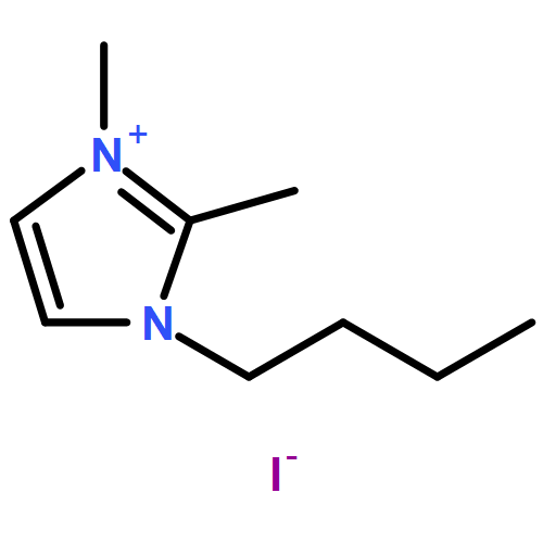 1H-Imidazolium,3-butyl-1,2-dimethyl-, iodide (1:1)