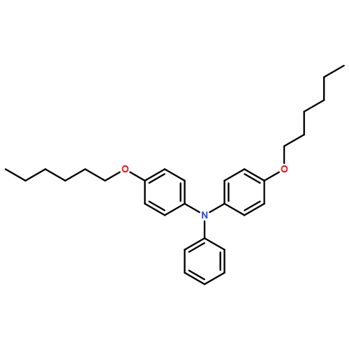 Benzenamine, 4-(hexyloxy)-N-[4-(hexyloxy)phenyl]-N-phenyl-
