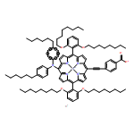 Zincate(1-), [4-[2-[15-[bis(4-hexylphenyl)amino]-10,20-bis[2,6-bis(octyloxy)phenyl]-21H,23H-porphin-5-yl-κN21,κN22,κN23,κN24]ethynyl]benzoato(3-)]-,