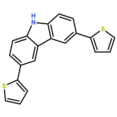9H-Carbazole, 3,6-di-2-thienyl-