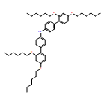 [1,1'-Biphenyl]-4-amine, N-[2',4'-bis(hexyloxy)[1,1'-biphenyl]-4-yl]-2',4'-bis(hexyloxy)- 