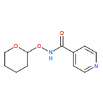 4-Pyridinecarboxamide, N-[(tetrahydro-2H-pyran-2-yl)oxy]-