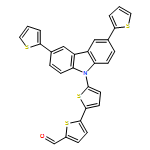 [2,2'-Bithiophene]-5-carboxaldehyde, 5'-(3,6-di-2-thienyl-9H-carbazol-9-yl)-