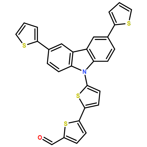 [2,2'-Bithiophene]-5-carboxaldehyde, 5'-(3,6-di-2-thienyl-9H-carbazol-9-yl)-