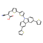 2-Propenoic acid, 2-cyano-3-[5'-(3,6-di-2-thienyl-9H-carbazol-9-yl)[2,2'-bithiophen]-5-yl]-