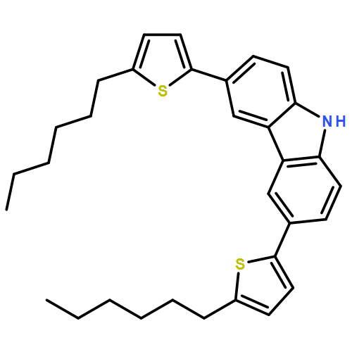 9H-Carbazole, 3,6-bis(5-hexyl-2-thienyl)-