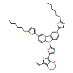Thieno[3,4-b]-1,4-dioxin-5-carboxaldehyde, 7-[5-[3,6-bis(5-hexyl-2-thienyl)-9H-carbazol-9-yl]-2-thienyl]-2,3-dihydro-