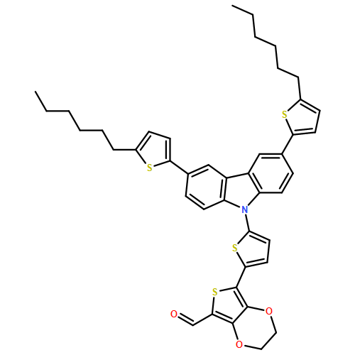 Thieno[3,4-b]-1,4-dioxin-5-carboxaldehyde, 7-[5-[3,6-bis(5-hexyl-2-thienyl)-9H-carbazol-9-yl]-2-thienyl]-2,3-dihydro-