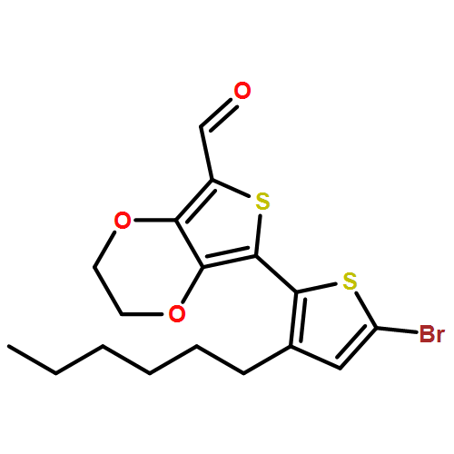 Thieno[3,4-b]-1,4-dioxin-5-carboxaldehyde, 7-(5-bromo-3-hexyl-2-thienyl)-2,3-dihydro-
