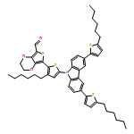 Thieno[3,4-b]-1,4-dioxin-5-carboxaldehyde, 7-[5-[3,6-bis(5-hexyl-2-thienyl)-9H-carbazol-9-yl]-3-hexyl-2-thienyl]-2,3-dihydro-