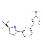 2,6-Bis[(4R)-4-tert-butyl-2-oxazolin-2yl]pyridine