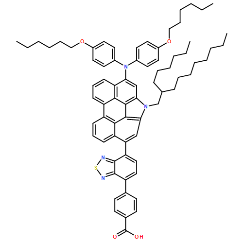 Benzoic acid, 4-[7-[10-[bis[4-(hexyloxy)phenyl]amino]-1-(2-hexyldecyl)-1H-phenanthro[1,10,9,8-cdefg]carbazol-3-yl]-2,1,3-benzothiadiazol-4-yl]-