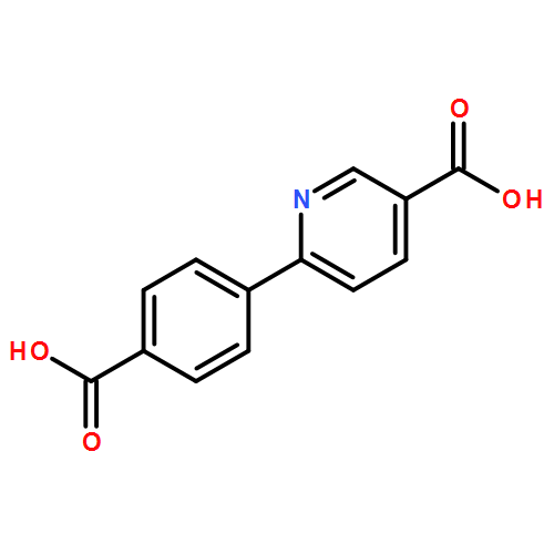 3-Pyridinecarboxylic acid, 6-(4-carboxyphenyl)-