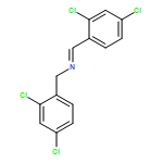 Benzenemethanamine, 2,4-dichloro-N-[(2,4-dichlorophenyl)methylene]-