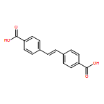 Benzoic acid, 4,4'-(1E)-1,2-ethenediylbis-