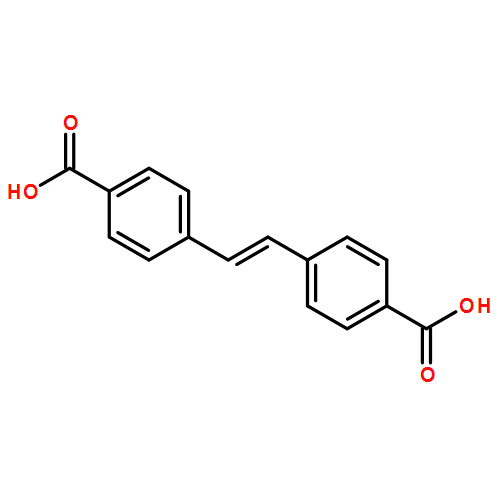 Benzoic acid, 4,4'-(1E)-1,2-ethenediylbis-