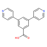 Benzoic acid, 3,5-di-4-pyridinyl-