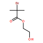 Propanoic acid, 2-bromo-2-methyl-, 2-hydroxyethyl ester