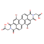 Anthra[2,1,9-def:6,5,10-d'e'f']diisoquinoline-2,9-diacetic acid, 5,12-dibromo-1,3,8,10-tetrahydro-1,3,8,10-tetraoxo-