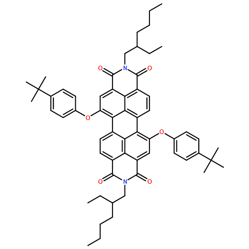 Anthra[2,1,9-def:6,5,10-d'e'f']diisoquinoline-1,3,8,10(2H,9H)-tetrone, 6,13-bis[4-(1,1-dimethylethyl)phenoxy]-2,9-bis(2-ethylhexyl)-