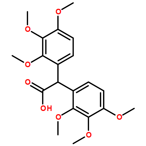 Benzeneacetic acid, 2,3,4-trimethoxy-α-(2,3,4-trimethoxyphenyl)-