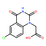 1(2H)-Quinazolineacetic acid, 6-chloro-3,4-dihydro-2,4-dioxo-