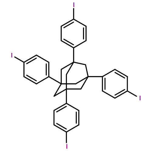 Tricyclo[3.3.1.13,7]decane, 1,3,5,7-tetrakis(4-iodophenyl)-