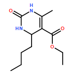 5-Pyrimidinecarboxylic acid, 4-butyl-1,2,3,4-tetrahydro-6-methyl-2-oxo-, ethyl ester