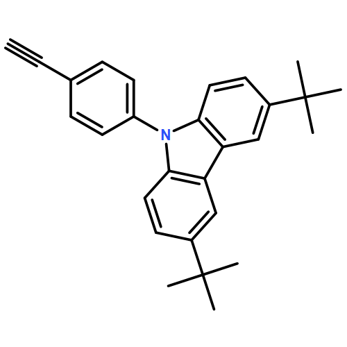 9H-Carbazole, 3,6-bis(1,1-dimethylethyl)-9-(4-ethynylphenyl)-