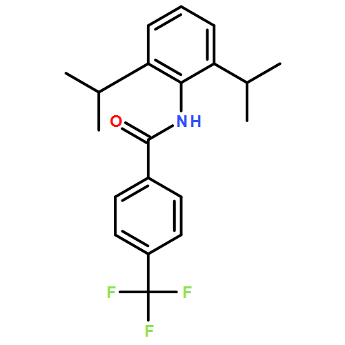 Benzamide, N-[2,6-bis(1-methylethyl)phenyl]-4-(trifluoromethyl)-