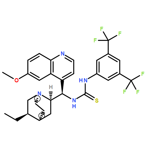 1-(3,5-Bis(trifluoromethyl)phenyl)-3-((1R)-(6-methoxyquinolin-4-yl)(5-vinylquinuclidin-2-yl)methyl)thiourea