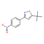 Isoxazole, 5-(1,1-dimethylethyl)-3-(4-nitrophenyl)-