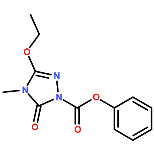 1H-1,2,4-Triazole-1-carboxylic acid, 3-ethoxy-4,5-dihydro-4-methyl-5-oxo-, phenyl ester