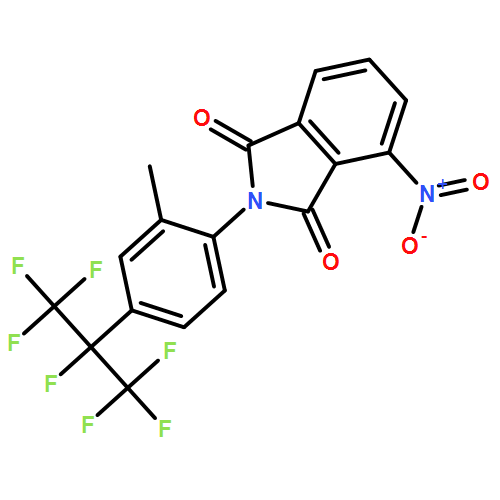 1H-Isoindole-1,3(2H)-dione, 2-[2-methyl-4-[1,2,2,2-tetrafluoro-1-(trifluoromethyl)ethyl]phenyl]-4-nitro-