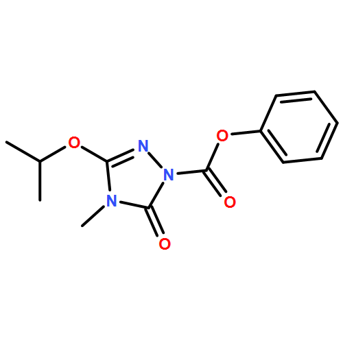 1H-1,2,4-Triazole-1-carboxylic acid, 4,5-dihydro-4-methyl-3-(1-methylethoxy)-5-oxo-, phenyl ester