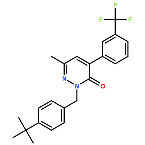 3(2H)-Pyridazinone, 2-[[4-(1,1-dimethylethyl)phenyl]methyl]-6-methyl-4-[3-(trifluoromethyl)phenyl]-