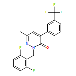 3(2H)-Pyridazinone, 2-[(2,6-difluorophenyl)methyl]-6-methyl-4-[3-(trifluoromethyl)phenyl]-