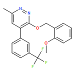 Pyridazine, 3-[(2-methoxyphenyl)methoxy]-6-methyl-4-[3-(trifluoromethyl)phenyl]-