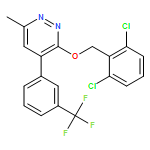 Pyridazine, 3-[(2,6-dichlorophenyl)methoxy]-6-methyl-4-[3-(trifluoromethyl)phenyl]-