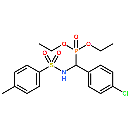 Phosphonic acid, P-[(4-chlorophenyl)[[(4-methylphenyl)sulfonyl]amino]methyl]-, diethyl ester