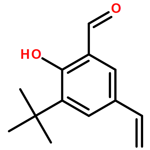 Benzaldehyde, 3-(1,1-dimethylethyl)-5-ethenyl-2-hydroxy-