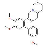 9H-Phenanthro[9,10-b]quinolizine, 11,12,13,14,14a,15-hexahydro-3,6,7-trimethoxy-, (14aR)-
