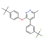 Pyridazine, 3-[4-(1,1-dimethylethyl)phenoxy]-6-methyl-4-[3-(trifluoromethyl)phenyl]-