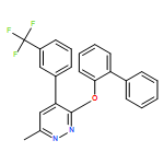 Pyridazine, 3-([1,1'-biphenyl]-2-yloxy)-6-methyl-4-[3-(trifluoromethyl)phenyl]-