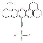 1H,5H,11H,15H-Xantheno[2,3,4-ij:5,6,7-i'j']diquinolizin-18-ium, 9-cyano-2,3,6,7,12,13,16,17-octahydro-, perchlorate (1:1)
