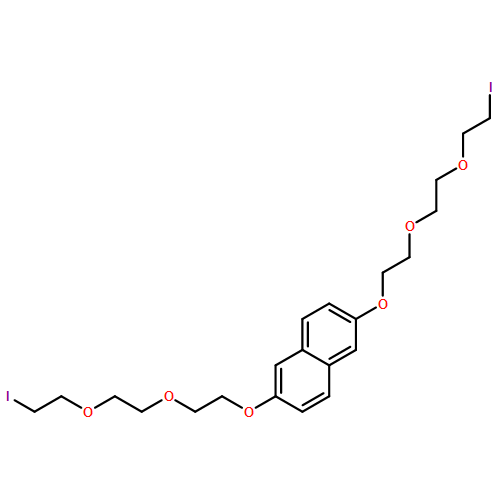 Naphthalene, 2,6-bis[2-[2-(2-iodoethoxy)ethoxy]ethoxy]-