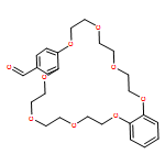 Dibenz[b,n][1,4,7,10,13,16,19,22]octaoxacyclotetracosin-2-carboxaldehyde, 6,7,9,10,12,13,20,21,23,24,26,27-dodecahydro-