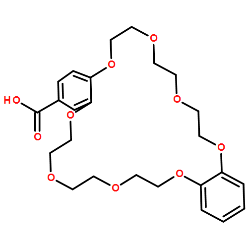 Dibenz[b,n][1,4,7,10,13,16,19,22]octaoxacyclotetracosin-2-carboxylic acid, 6,7,9,10,12,13,20,21,23,24,26,27-dodecahydro-